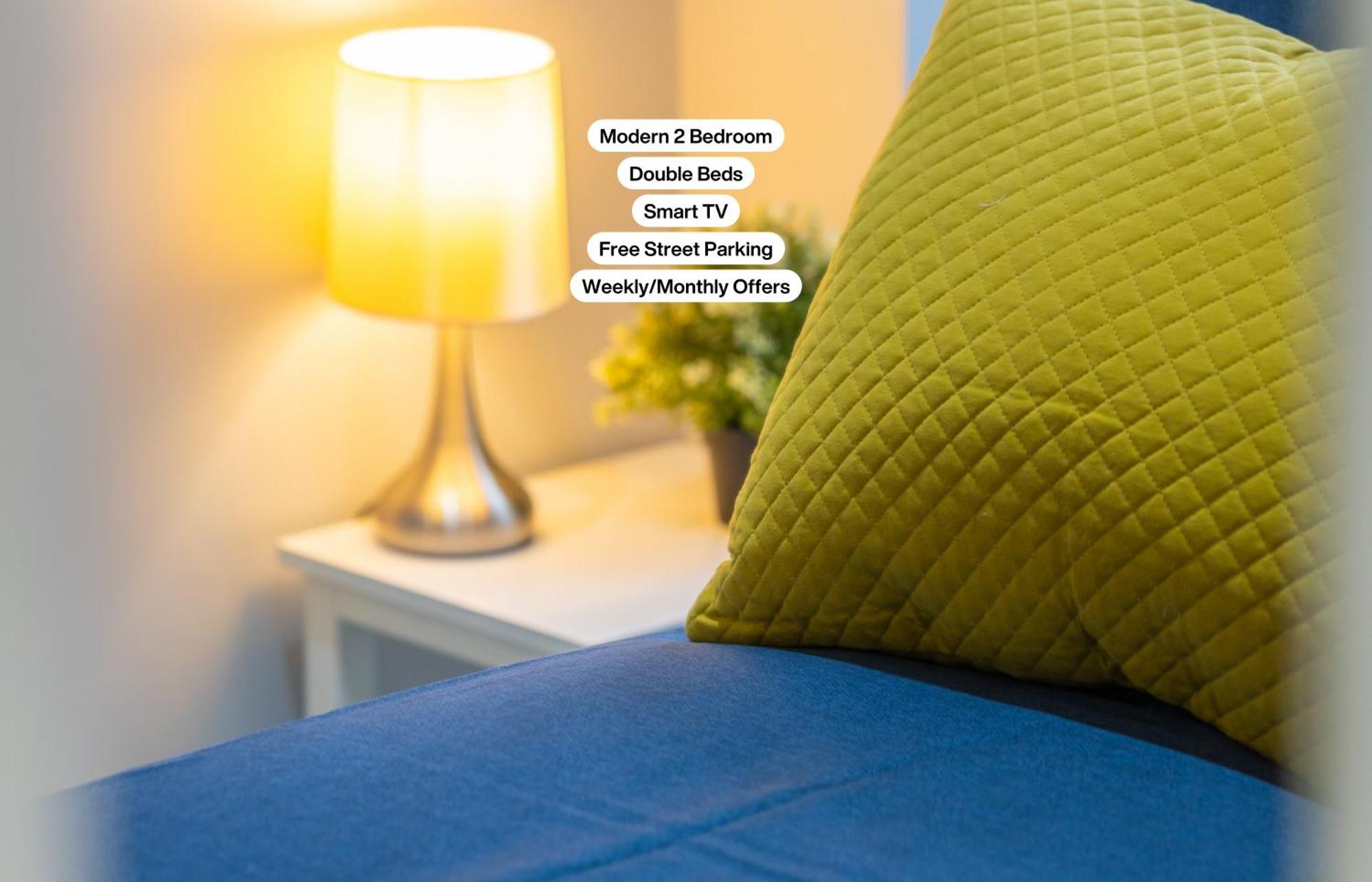 Central Serviced Apartments - 2 Bedroom - Ground Floor - Monthly & Weekly Bookings Welcome - Free Street Parking - 2 Double Beds - Wifi - Smart Tvs In Rooms - Fully Equipped - Heating 24-7 - Contractor & Short Stay Favourite Dundee Eksteriør bilde
